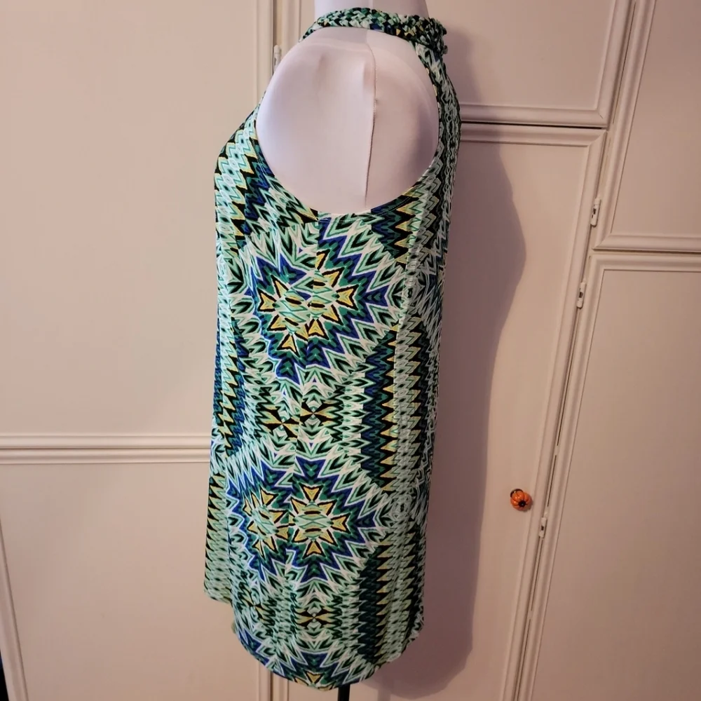 Laundry by Design Print Halter Mini Dress - Picture 3 of 7